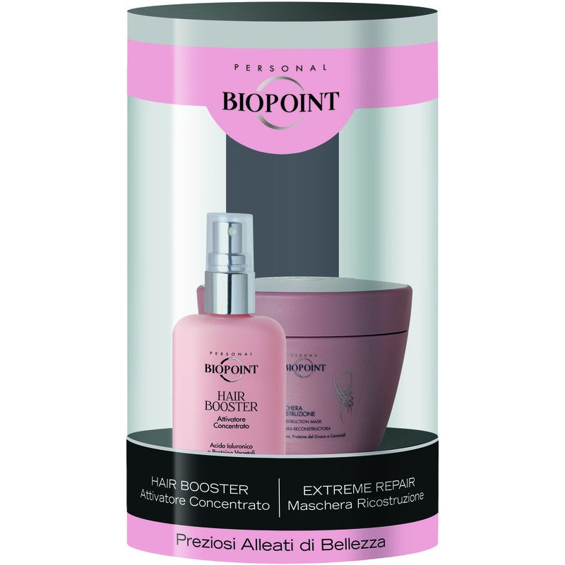Biopoint Personal Cofanetto Hair Booster - Attivatore Concentrato 50 ml Maschera Ricostruzione 200 ml