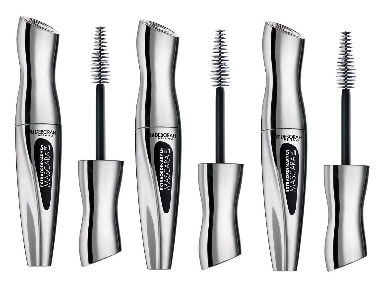 Set Da 3 pz Deborah Mascara Extraordinary 5 in 1 Nero