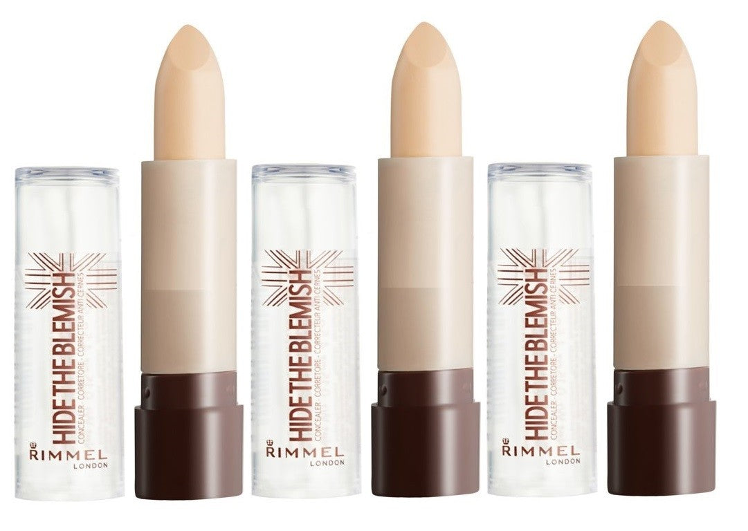 Set Da 3pz. Rimmel Correttore Stick Hide The Blemish N° 103 Soft Honey