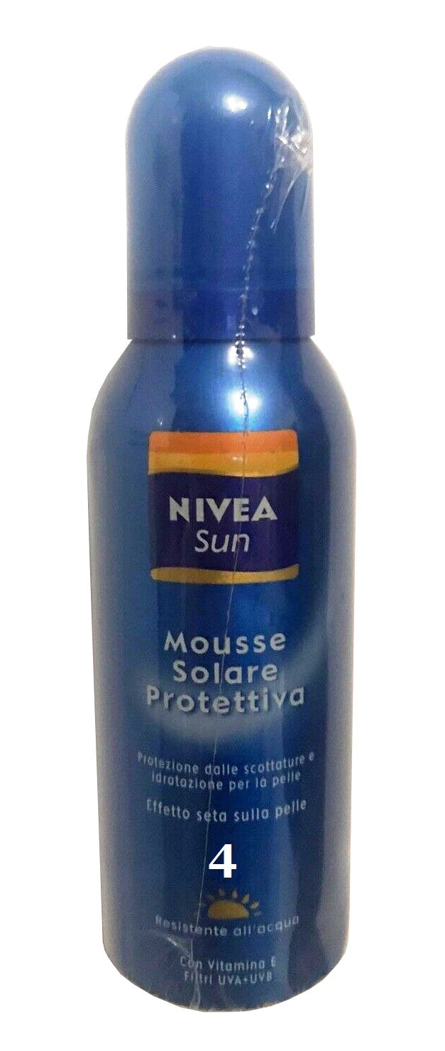 Nivea Sun Mousse Solare Protettiva FPS 4 Bassa 150 ml