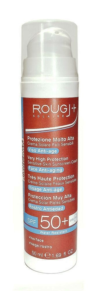Rougj Crema Solare Viso Protezione SPF 50+ Pelli Sensibili 50ml