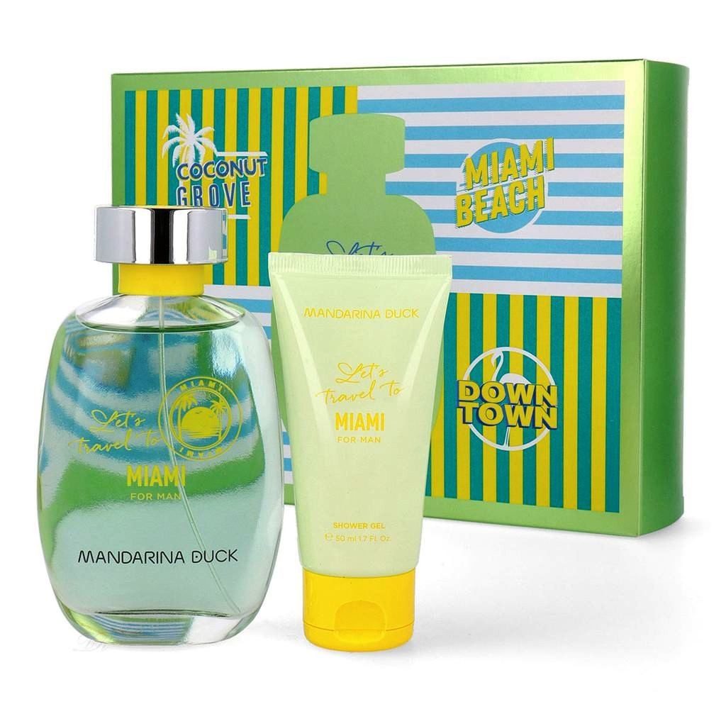 Mandarina Duck Conf. Let's Travel To Miami Edt. 100 ml + Shower Gel 50 ml