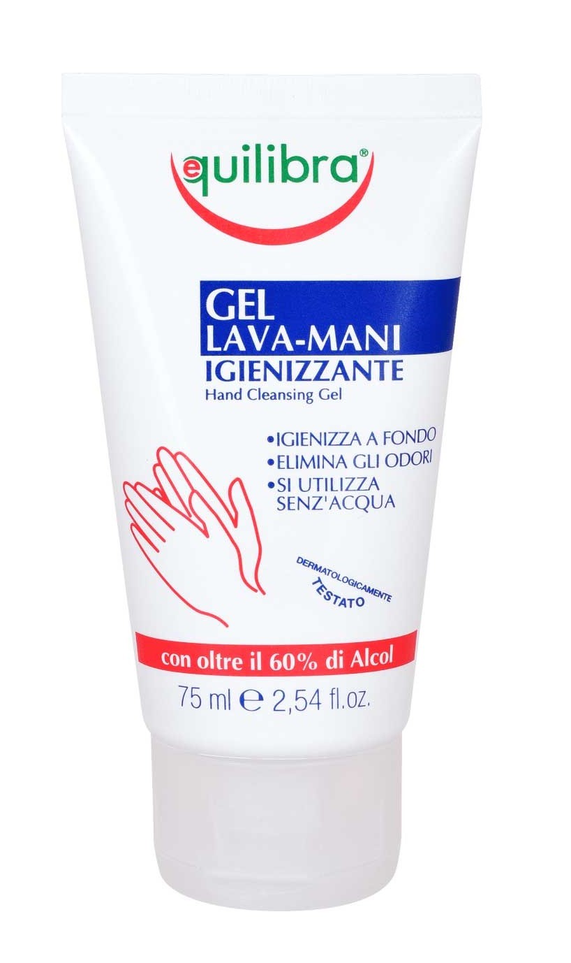 Equilibra Gel Lava Mani Igienizzante + 60% Alcool 75 ml
