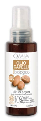 Omia Olio Capelli eco biologico ARGAN 100 ml