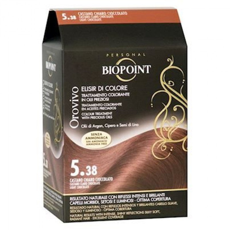 Biopoint Orovivo Elisir Di Colore 5.38 Castano Chiaro Cioccolato