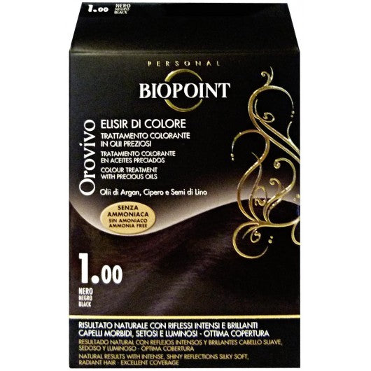 Biopoint Orovivo Elisir Di Colore N. 1.00 Nero