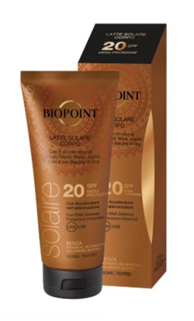 Biopoint Latte Solare Corpo 20 SPF 200 ml