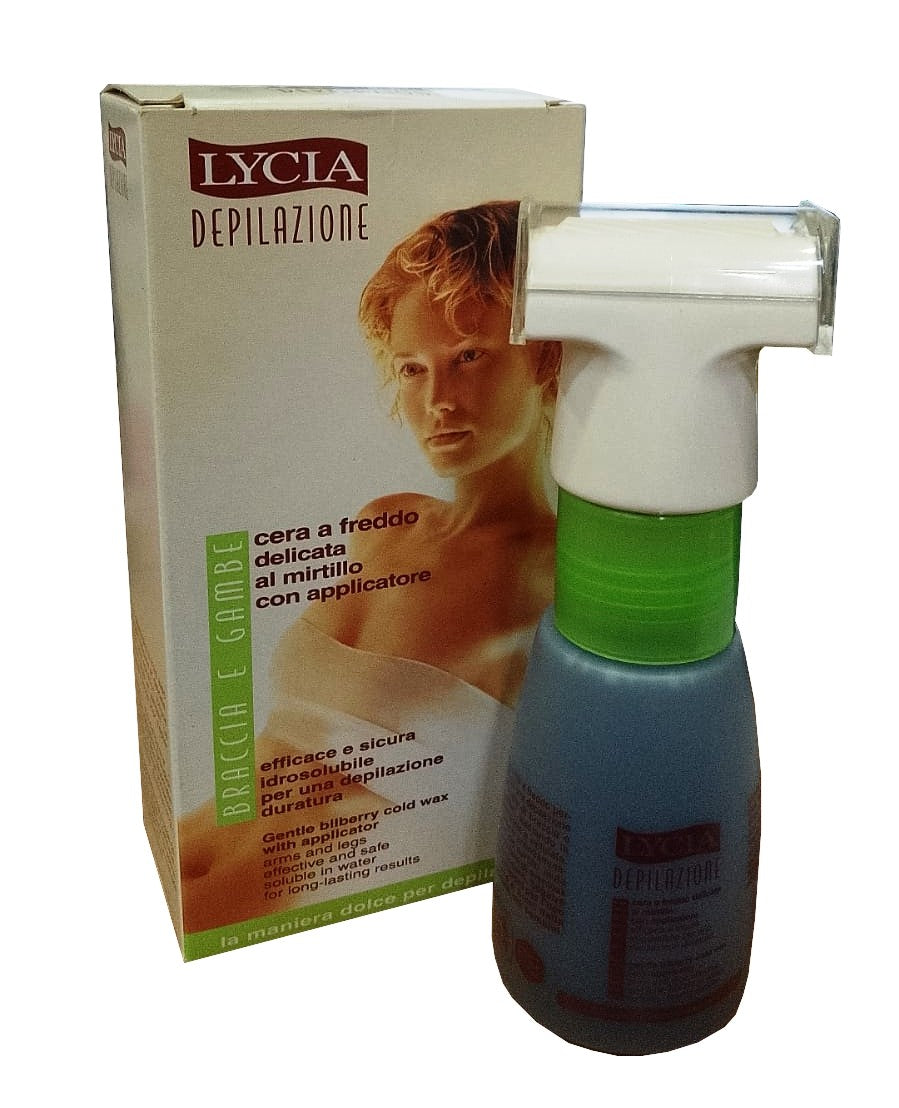 Lycia Cera Depilatoria a Freddo Al Mirtillo Con Applicatore 100 ml
