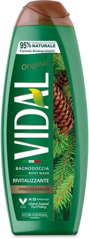 Vidal Bagnodoccia 500 ml. Rivitalizzante Pino Classico