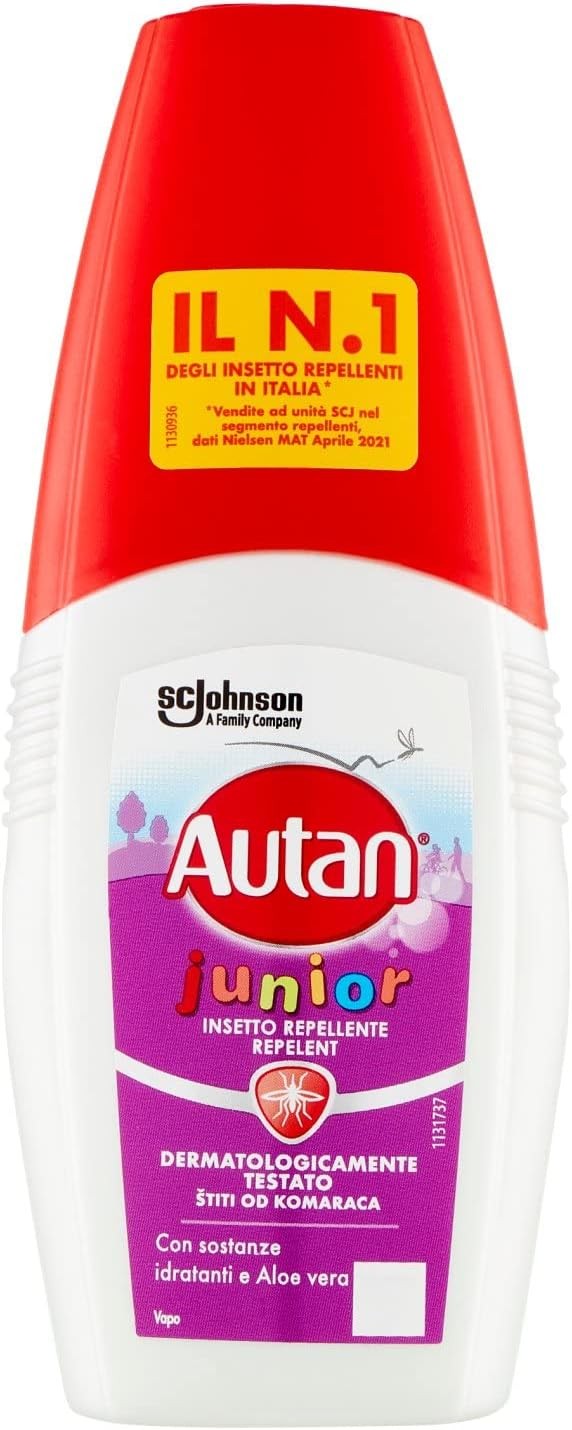 Autan Junior Effetto Repellente Vapo Secco 100 ml.