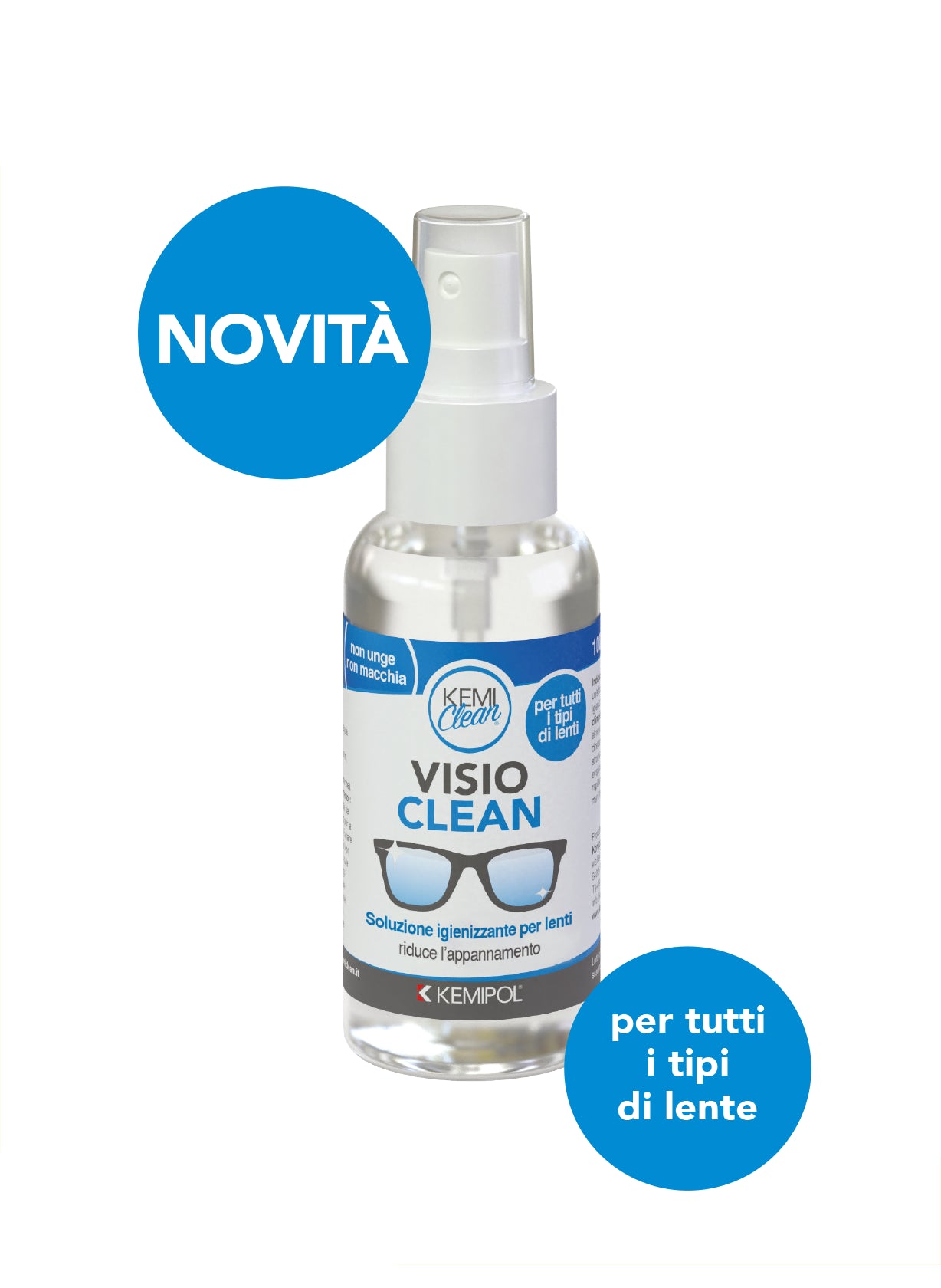 Visio Clean Soluzione Detergente Per Pulizia Lenti