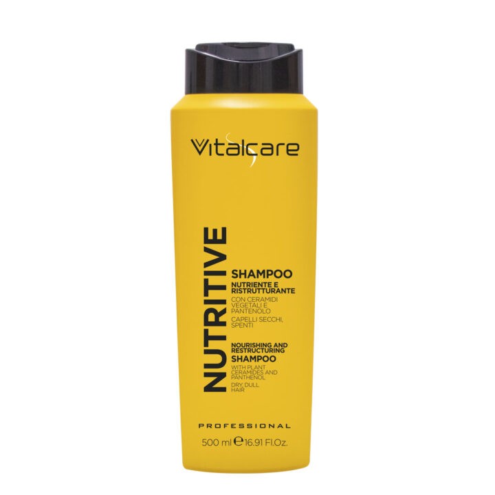 Vitalcare Shampoo Professionale Nutritive 500 ml. Nutriente e Ristrutturante
