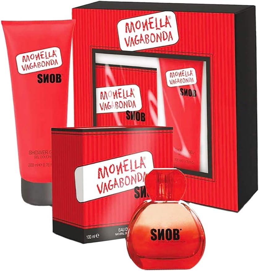 Monella Vagabonda Snob Confezione Eau De Toilette 100 ml. Spray & Bagnodoccia 200 ml.