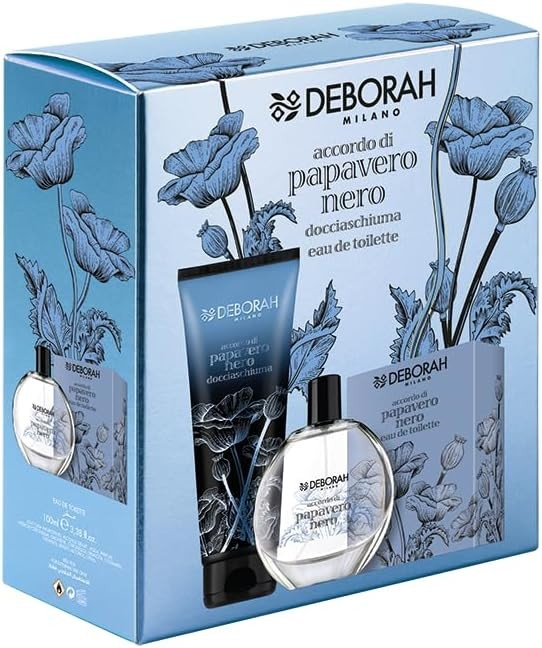 Deborah Conf. Papavero Nero Edt 100 ml + Doccia 250 ml