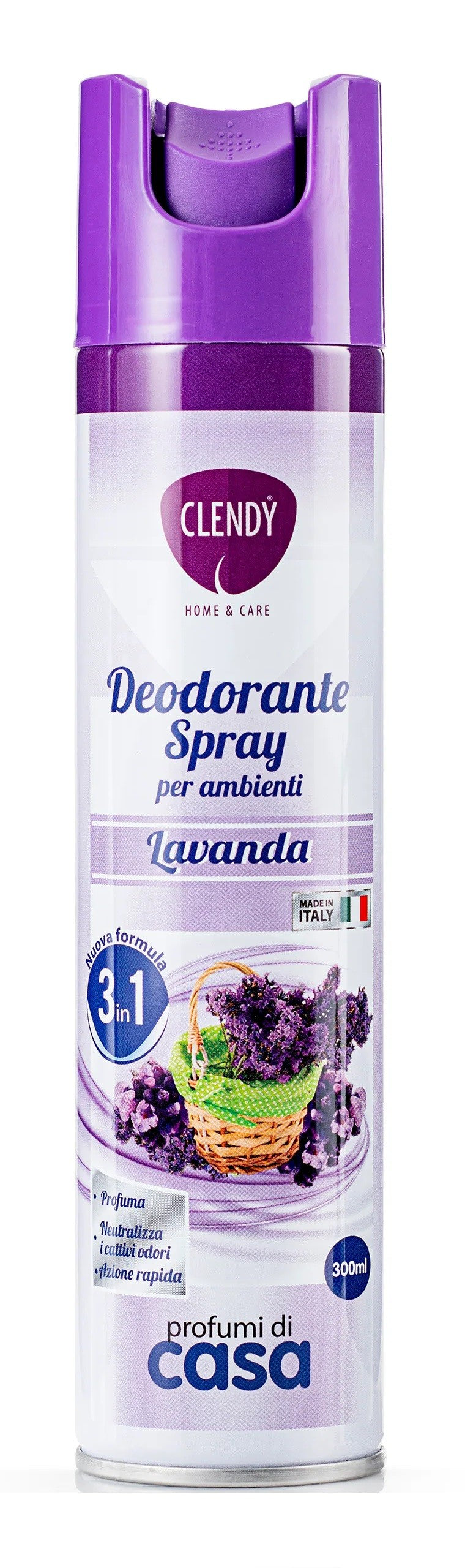 Clendy Deodorante Spray Ambiente Lavanda 300 ml