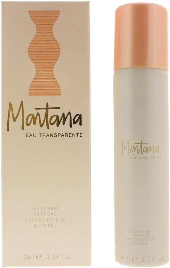 Montana Eau Trasparente Deodorante Parfume Vaporisateur Naturale 100 ml