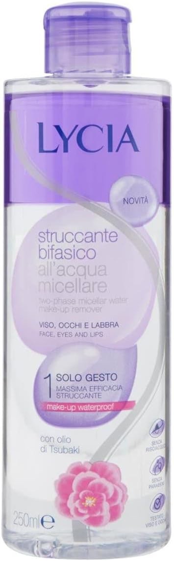 Lycia Acqua Micellare Bifase Struccante 250 ml.