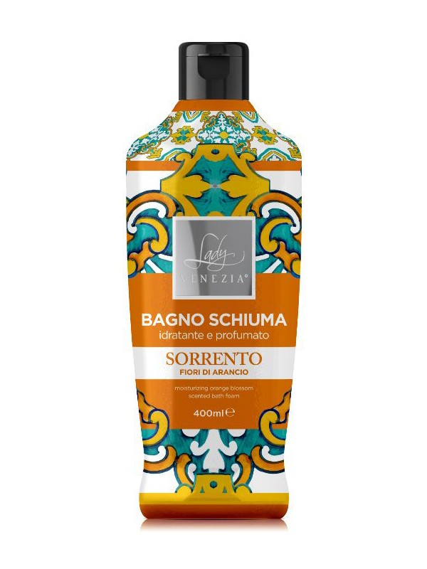 Lady Venezia Bagnoschiuma 400 ml. Idratante Sorrento Fiori di Arancio