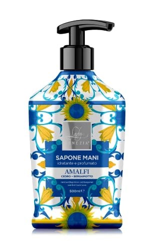 Lady Venezia Sapone Liquido 500 ml. Idratante Amalfi Cedro e Bergamotto