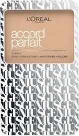 L'Oreal Paris Accord Parfait Genius 4-IN-1 - Fondotinta Compatto 1.5.N Lin