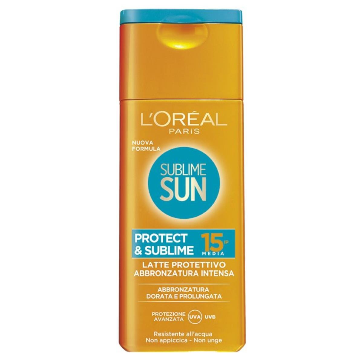 L'OREAL PROTECT & SUBLIME FP.15 MEDIA LATTE SOLARE 200 ML
