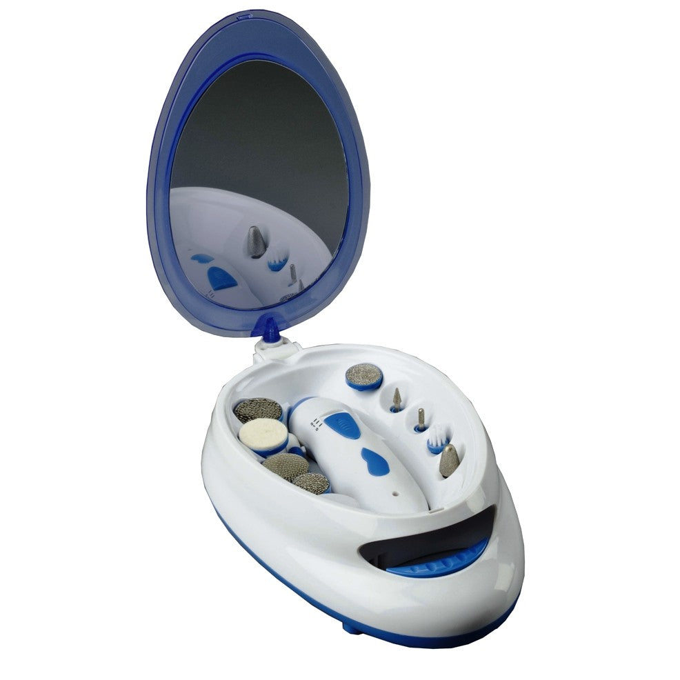 Medicura Set Manicure Con Specchio e Asciuga Smalto M288