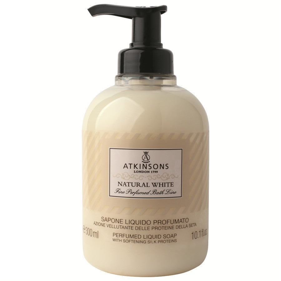 Atkinsons Sapone Liquido Natural White 300 ml.