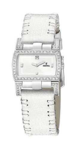 Festina Orologio Donna F16318/1 Quadrante Argento Cinturino Ghiaccio