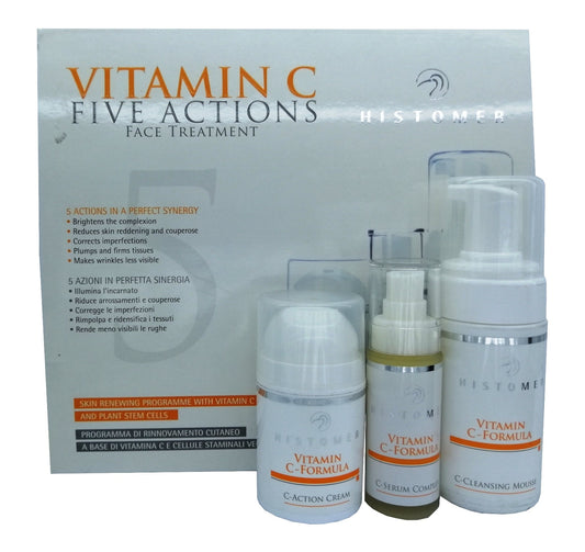 Vitamin C  Conf. C-Cleaning Mousse 100 ml + C-Action Cream 50 ml + C- Serum Complex 30 ml
