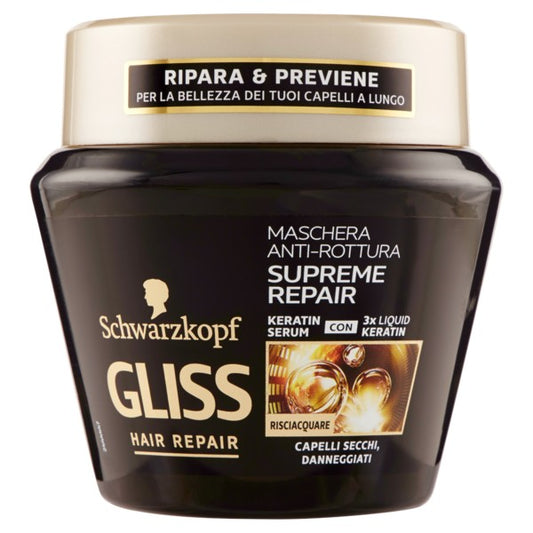 Testanera Gliss Hair Repair Maschera Anti-Rottura Supreme Repair 300 ml