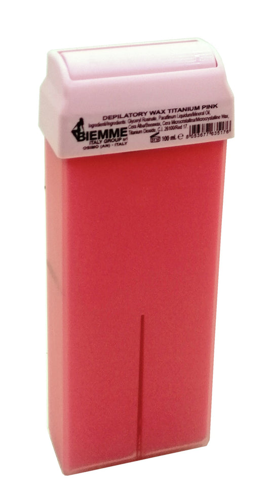 Biemme Cera Depilatoria Stecca 100 ml Titanio Rosa
