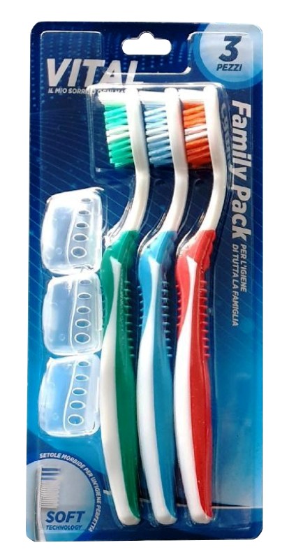 Vital Spazzolino Soft Family Pack 3pz