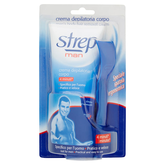 Strep Crema Depilatoria Sotto La Doccia Man 200 ML.
