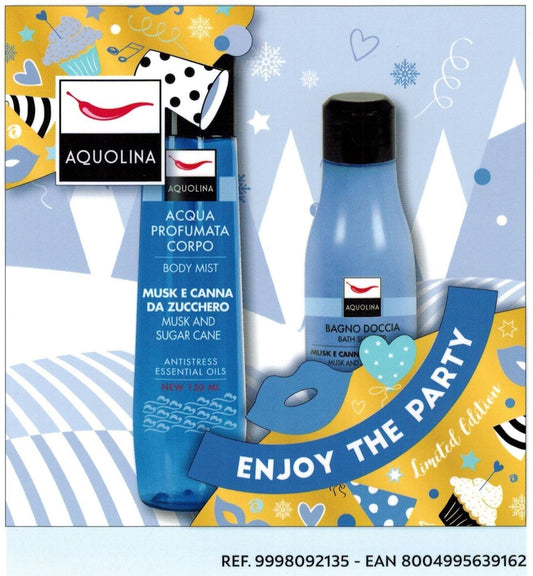 Aquolina Conf. Bagno Doccia 125ml + Acqua Corpo 150ml  Musk e Canna da Zucchero