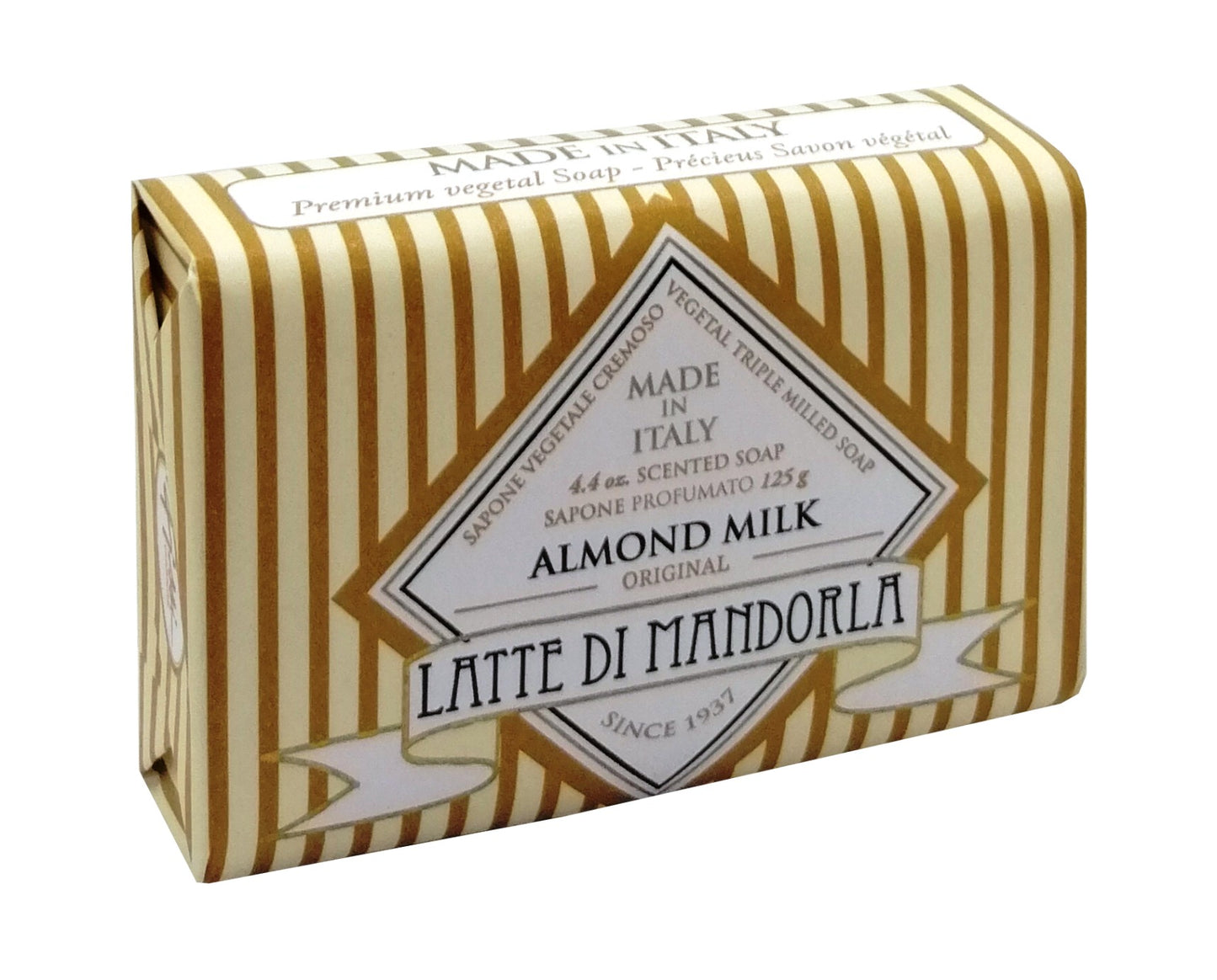 6 Pz. Mario Fissi Saponetta Latte di Mandorla  125 gr. MULTIPAK
