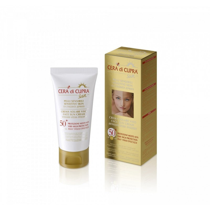 CERA DI CUPRA CREMA SOLARE  VISO SPF50+ 75 ML.