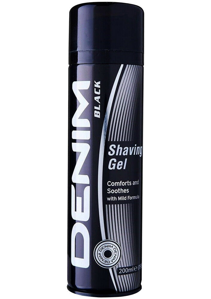 Denim Schiuma Da Barba Gel Black 200 ml