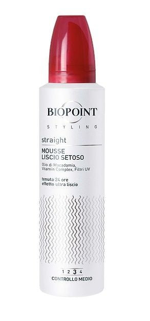 Biopoint Styling Straight  Mousse Liscio Setoso 150 ml