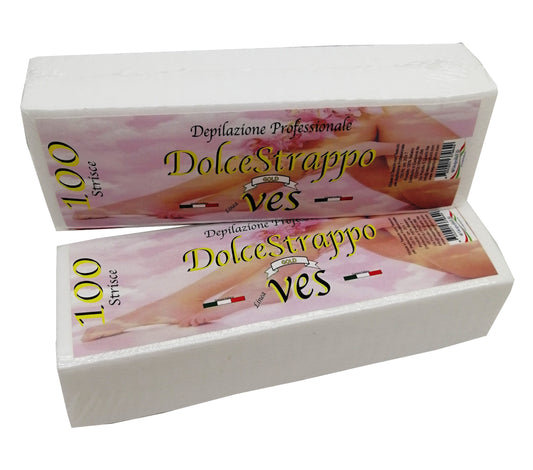 Ves Strisce Epilazione Dolce Strappo 100 pezzi