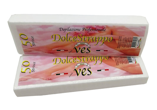 Ves Strisce Epilazione Dolce Strappo 50 pezzi