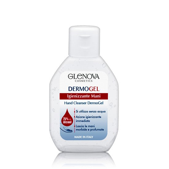 Glenova Dermogel Igienizzante Mani al 75% di Alcool  80 ml.
