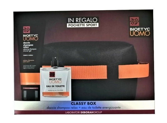 Bioetyc Uomo Borsello & Edt. 100 ml. & Docciashampoo 200 ml.