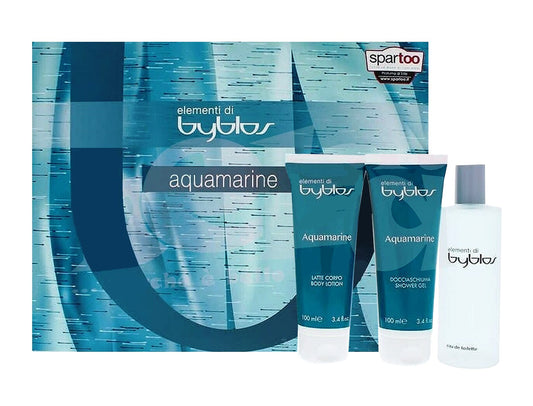 Byblos Elementi Conf. Aquamarine Edt + Doccia + C. Corpo
