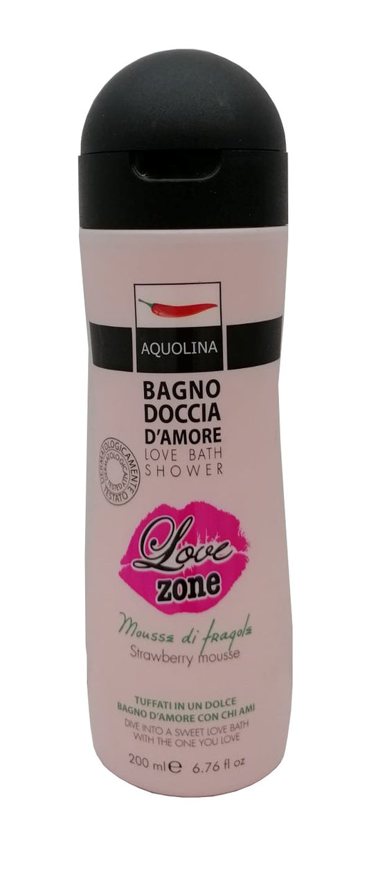 Aquolina Bagno Doccia D'amore Love Zone Mousse di Fragole 200 ml