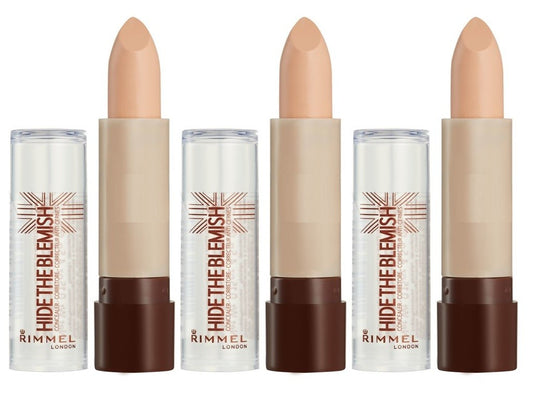 Set. 3 Pz. Rimmel Correttore Stick Hide The Blemish N° 002 Sand