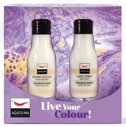 Aquolina Conf. Bagno Doccia 125 ml + Latte Corpo 125 ml Cioccolato Bianco