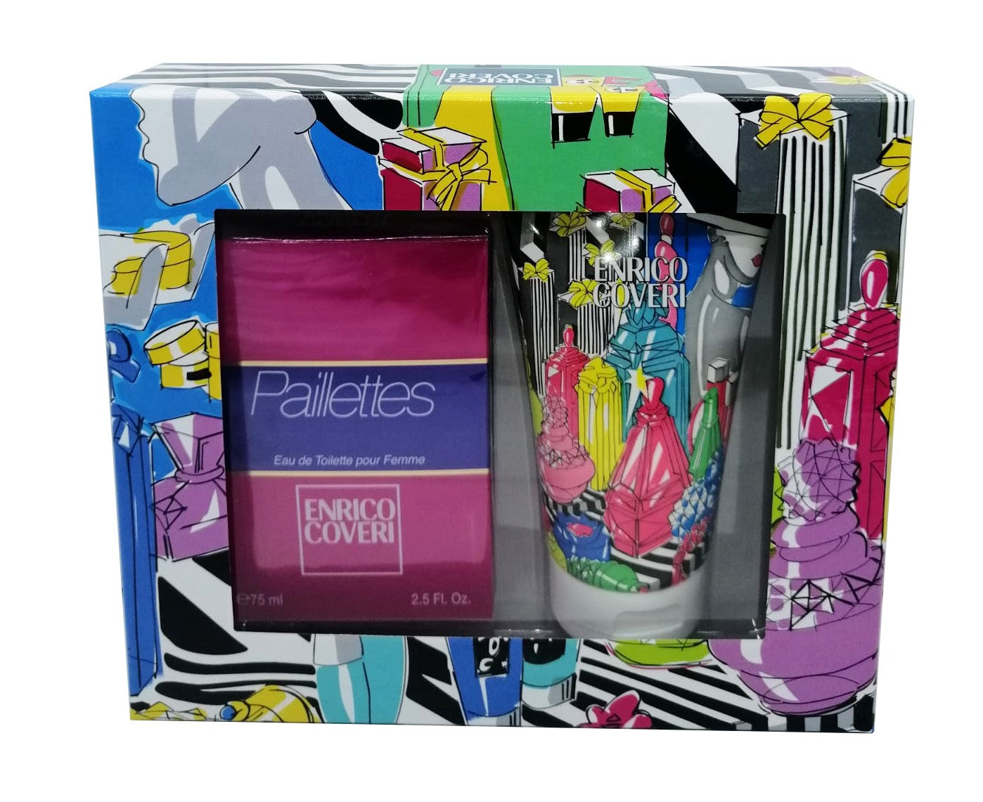 Enrico Coveri Paillettes femme Cofanetto edt. 75 ml. & Body Lotion 150 ml.