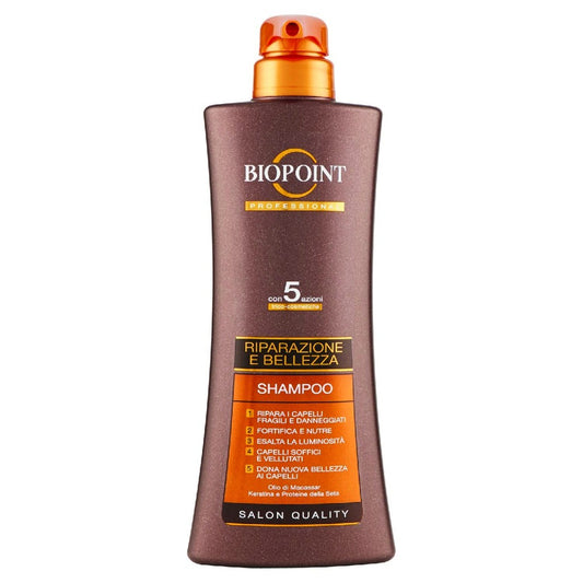 Biopoint Shampoo Riparazione E Bellezza 400 ml. C-pompetta