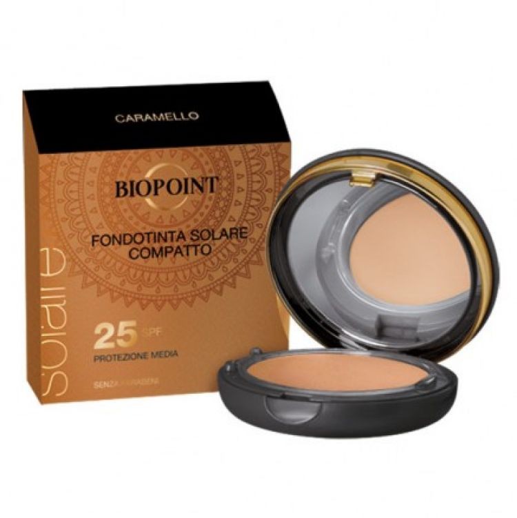Biopoint Fondotinta Solare Compatto Col. Caramello