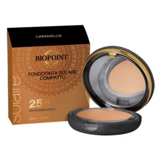 Biopoint Fondotinta Solare Compatto Col. Caramello